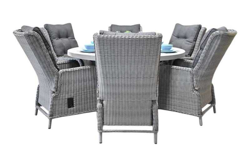 Voula-Marling verstelbare Tuinset 6 Personen