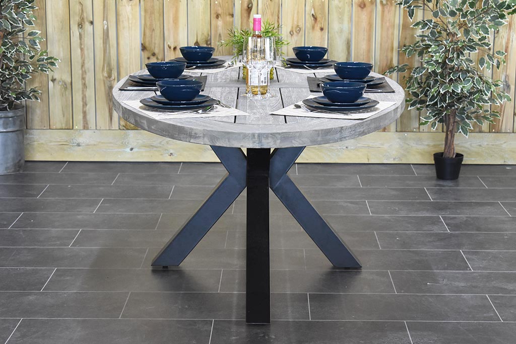 Baldock Akazien Gartenholztisch 240, Vintage Antik, MONATLICHES